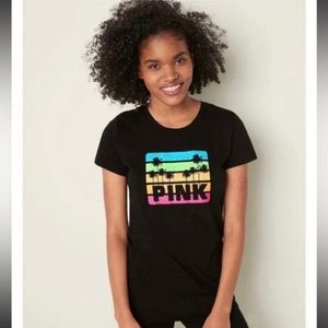 NWT VS PINK XL TROPICAL SHINE TEE